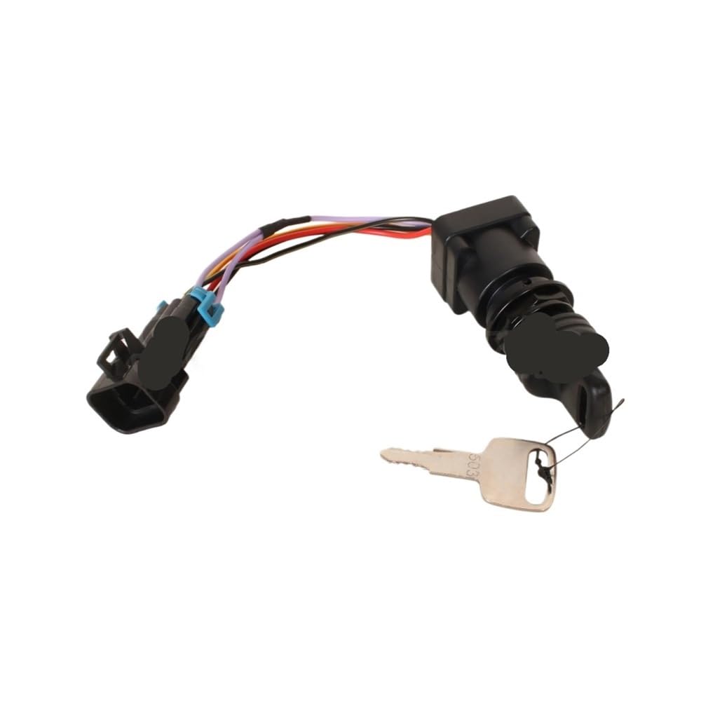 Interrupteur d'allumage pour moteur de bateau avec câblage type 87-897716K01 3 positions