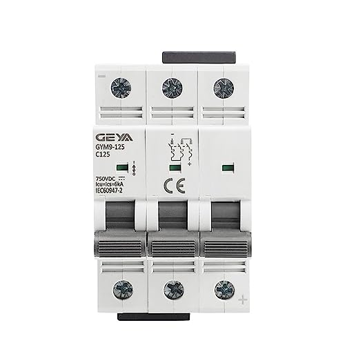 Disjoncteur MCB 750V DC protection thermique haute tension solaire 80A