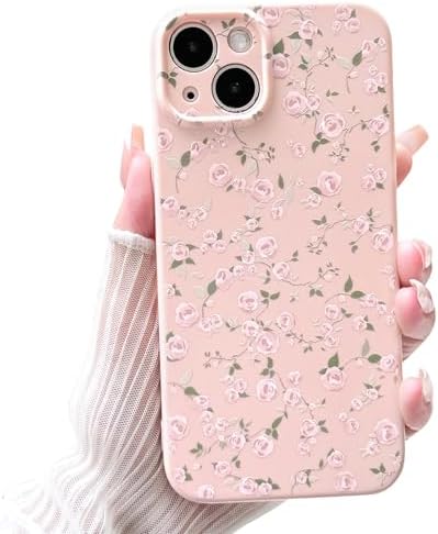 Custodia Silicone Per IPhone 13 Pro Con Design 3D A Cuore - NITITOP - Morbida, Antiurto, Antigraffio - Rosa Per Donne E Ragazze