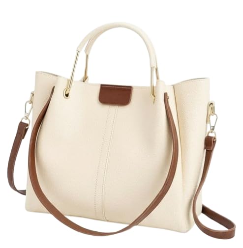 VirtualCart Leather Bags for Women - Stylish Tote Bags for Women Office Use Multi-Purpose Casual Handbag | Spacious Affordable Daily Use Women’s Shoulder Bag with Straps | Elegant structured-image-11