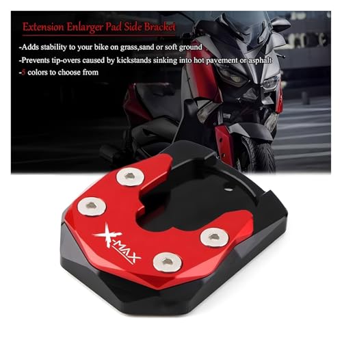 Éviter la chute du scooter X-MAX avec ce support béquille latérale élargisseur - 2