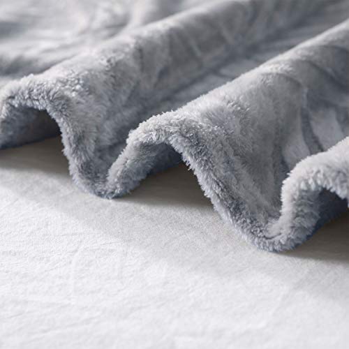 Whale Flotilla Fleece Throw Blanket For Couch, Soft Fluffy Sofa Bed Blanket With Vintage Pattern For All Season, Warm And Lightweight, 50X60 Inch, Silver Grey #TOP6