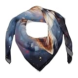 Photo Gallery foulard con stampa a forma di bandana e foulard con collo quadrato, stile yorkshire terrier galaxy, da donna Photo Gallery foulard con stampa a forma di bandana e foulard con collo quadrato, stile yorkshire terrier galaxy, da donna