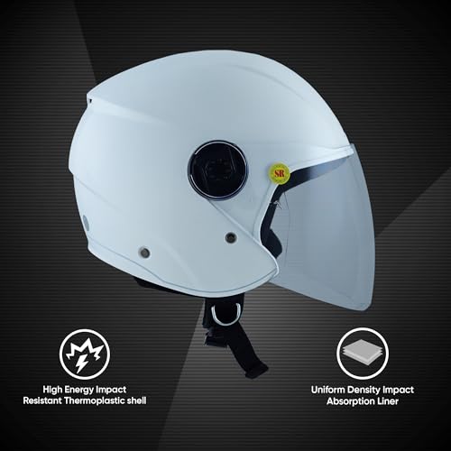 Image of TVS iQube Open Face Helmet for Men & Women | ISI Certified