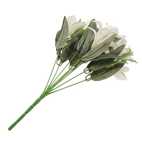 SOIMISS Künstlicher Lilienstrauß Dekorativer Blumenstrauß Für Hochzeit Party Und Zeremonie Realistischer Lilienstrauß Aus Strapazierfähigem Material Für Tischdekoration Und Garten