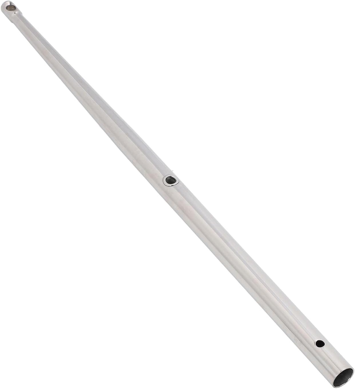 Boat Stanchion Tube, 610mm Boat Safety Lifeline Netting Stanchion Pole Stainless Steel Stanchion Pole, Safety Guardrail Tube for Marine Boat Ship