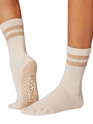 [ToeSox] �g�D�\�b�N�X 5�{�w �C�� ����~�� �N���[ �ܐ悠�� Crew Full Toe �O���b�v �\�b�N�X ���K�C�� �s���e�B�X �o���G �z�� ���� �ʋC�� �N���[�� �^ ���t���N�g M�T�C�Y