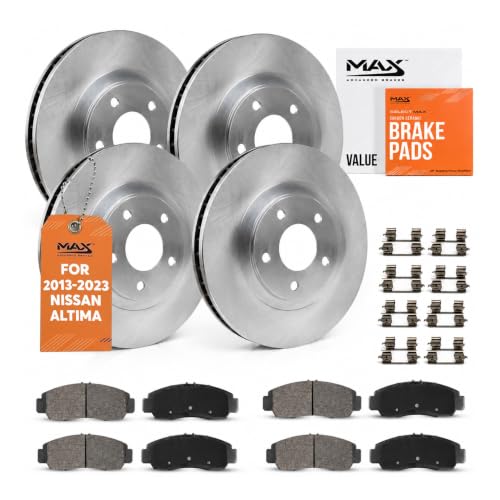 Image of Max Advanced Brakes Front & Rear Brake Kit For Nissan Altima