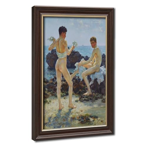 Toile Under The Western Sun Henry Scott Tuke pour rompre la monotonie d'un bureau sans fenêtre