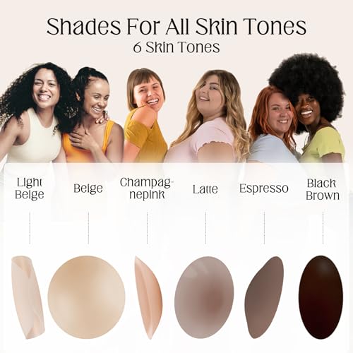 Nipple Covers - Sticky Adhesive Silicone Nipple Pasties,reusable Seamless pasty Nipple Pasties for women4