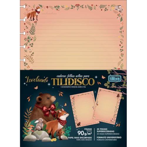 Tilibra - Refil para Tilidisco Universitário Loveland 90G 50F