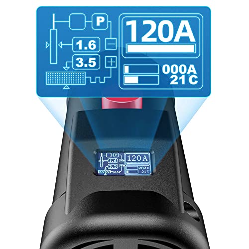 Koverflame Tragbares elektrisches Schweißgerät, Schweißwerkzeugsatz, 220-V-Handlichtbogenschweißgerät, Mehrzweck-Lichtbogenschweißgerät, automatisches Haushaltsschweißgerät (Black-1000H)