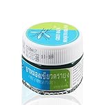 Crema Alle Erbe, Taozoey 13g Balsamo per Massaggi Thai, Crema Repellente Zanzare, Crema Antiprurito, Crema Antidolorifica per Punture di Zanzara, Vertigini, Crampi Alle Mani e Ai Piedi