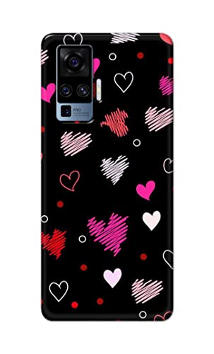 Image of PRINTFIDAA Vibrations of Love Hard Back Cover for Vivo X50 Pro (6.56 inch) Back Cover -(P6) KAT1009