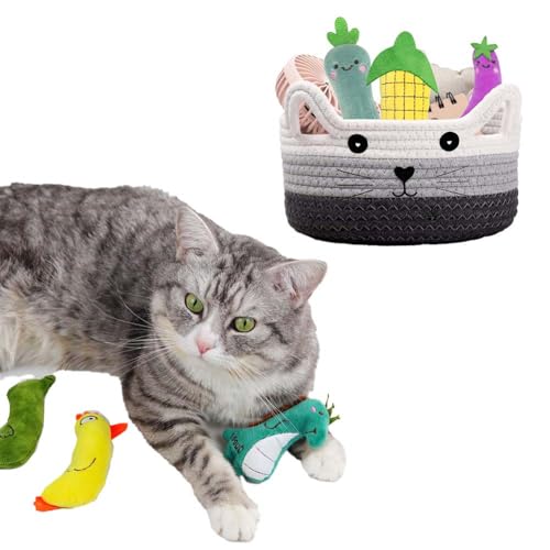 Image of Cute Laundry Basket Baby Toy Basket Decorative Storage Basket Bins With Handles Pet Toys Storage Organizer Baby Nursery Basket As Baby Shower Gifts,White+Grey