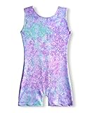 YDMZX Leotards for Girls Gymnastics 5T 6T Size 5-6 Kids Tumbling Outfits Biketards Colourful Dots