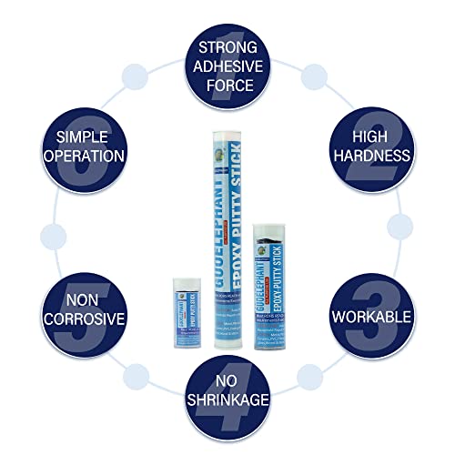 All Purpose Epoxy Putty Stick,50G Moldable Epoxy Glue For Crack Damage Fixing Filling Or Sealing. Fast Permanent Repair For Metal, Ceramic,Glass, Wood, Plastic, Ceramics,Etc. #TOP4