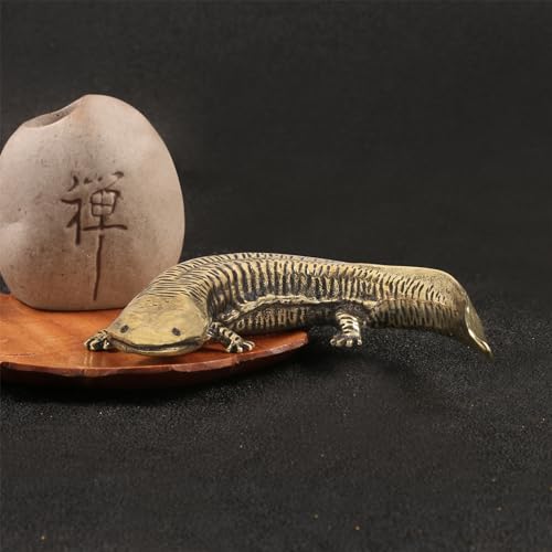 Figurine salamandre laiton idee cadeau bonheur maison