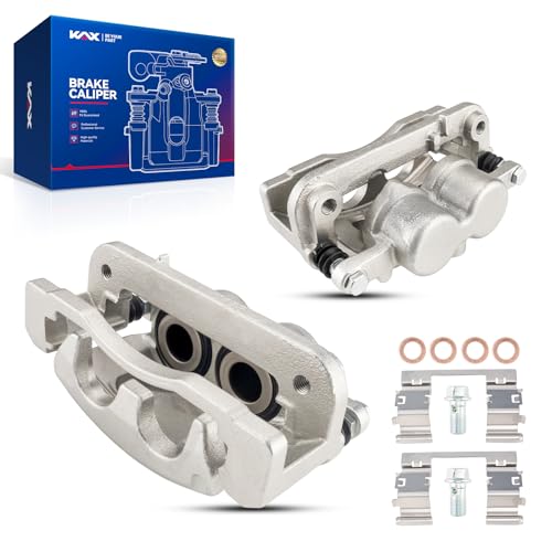 Image of KAX Disc Brake Caliper Assembly for Cadillac /Chevrolet /GMC- XTS, Escalade, Avalanche, Suburban, Silverado, Express, Sierra, Yukon XL, 18B4919A+18B4918A Brake Caliper, Front Side