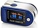Price comparison product image AVAX 50D - Finger Pulse Oximeter -%SpO2 (Blood Oxygen Saturation) & Heart Rate Monitor - colour OLED display with 4 display directions - with Instructions, Lanyard (in RETAIL PACKAGING) - BLUE