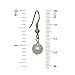 FRESCA UNO Gold Plated 8mm Freshwater Pearl Hook Earrings
