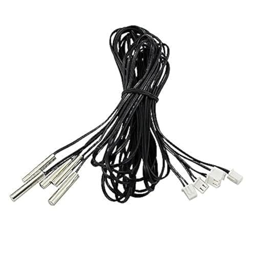 OCR 5Pcs NTC 10K 3950 Ohm Waterproof Digital Thermal Temperature Sensor Probe 1M
