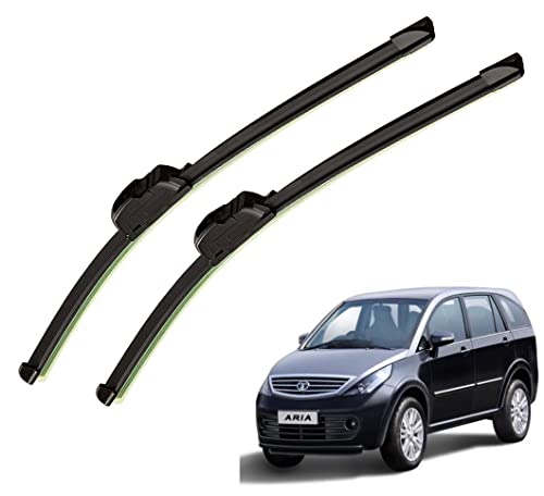 Image of Auto Hub Car Wiper Blades Compatibility With TATA Aria - Set of 2 Pcs (D-26,P-26)