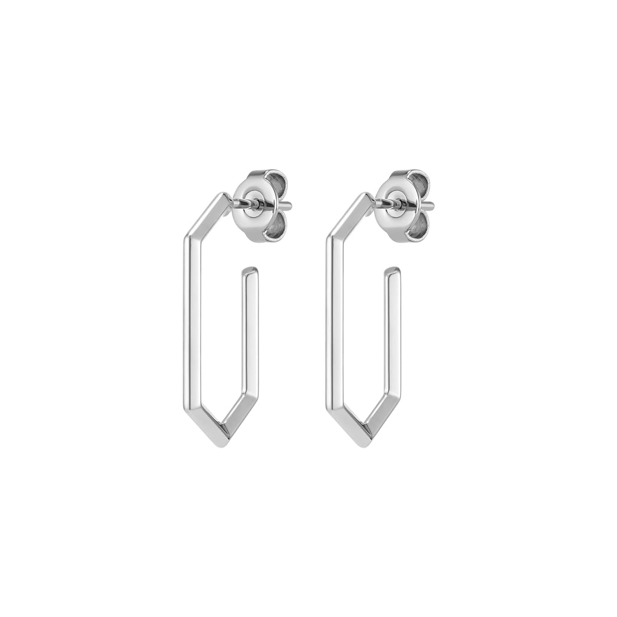 Olivia Burton Orecchini Geometrici a Cerchio da Donna Collezione EVER STACKED in Acciaio Inossidabile – Disponibili in Argento o Oro e in Diverse Misure