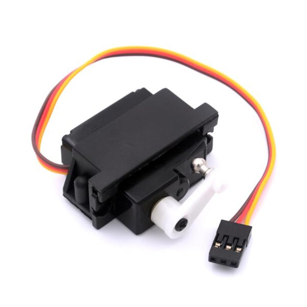Oumefar Servo Sterzo Per Auto RC - Ricambio Per WLtoys 124016 124017 144010 - Motore Con Ingegneria In Plastica - 2