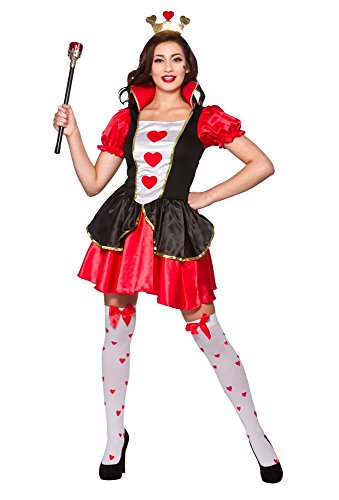 Ladies Storybook Queen Of Hearts(Short)Fancy Dress...