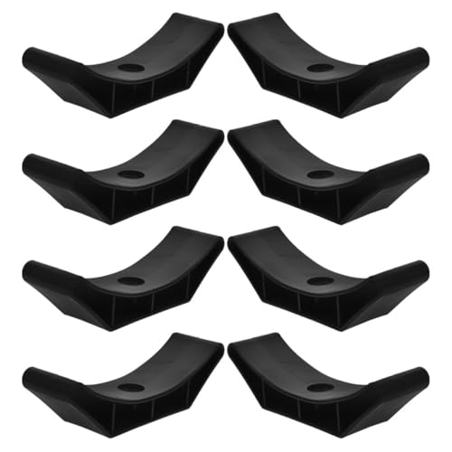 BESPORTBLE 8Pcs Dumbbell Saddles Lightweight Hollow Design Dumbbell Holder for Home Gym Noise Reducing Fitness Rack Space Saving Dumbbell Stand for Floor Protection and Easy Mobility