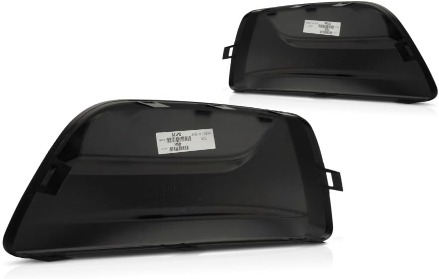 KarParts360 For Chevy Malibu Fog Light Cover 2013 2014 2015 Driver and Passenger Side Pair/Set | Primed | GM1038141 + GM1039141 | 20768848 + 20768847