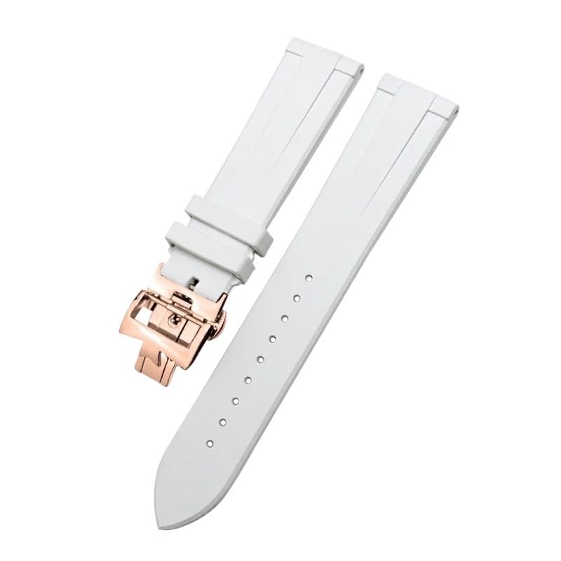 Bracelet FKM 22mm pour Vacheron Constantin, le caoutchouc sport chic en agate