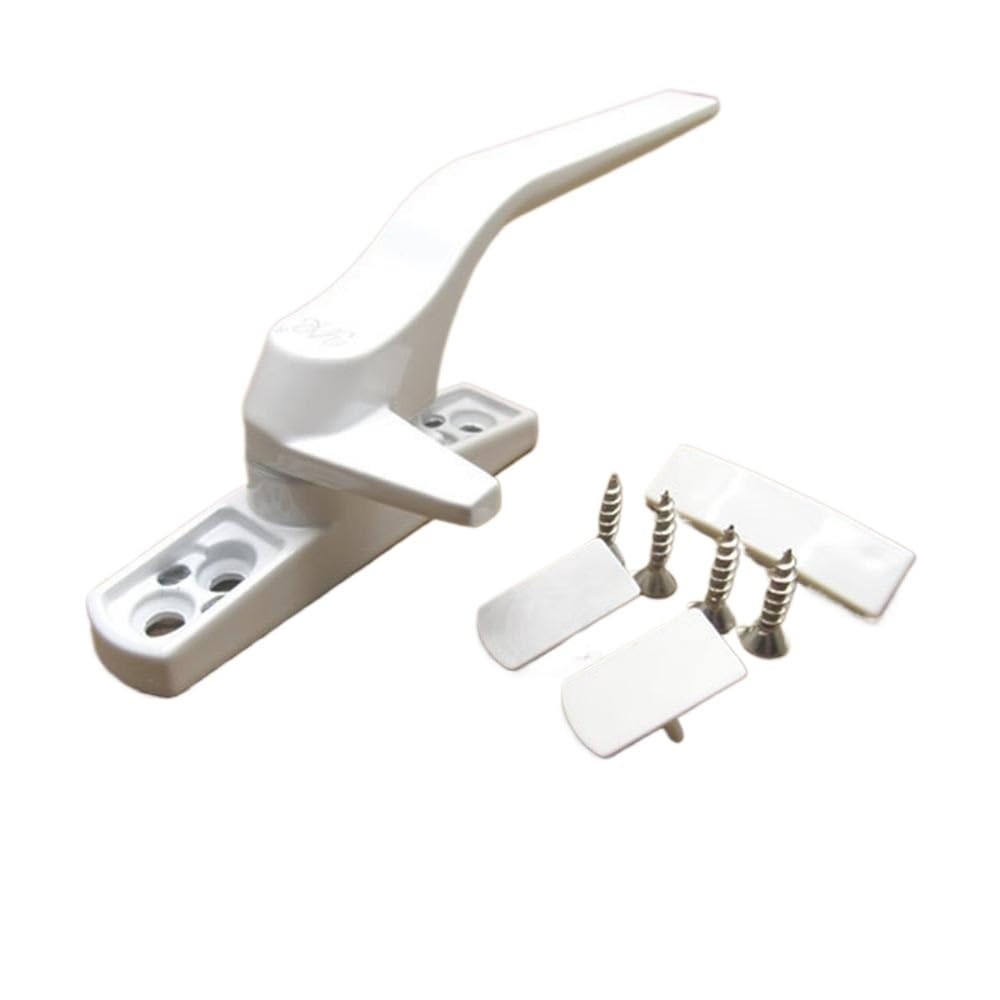 DHetyE Window handle, Thickened Plastic Steel Push Open Door and Old Lock lew Seven Characters Handle(Right)