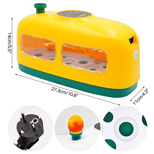 8 Eier Inkubator Hühner Brutmaschine für Geflügeleier, Kleiner Eierbrutschrank in Zugform mit Led-eilicht, Digitale… – Bild 4