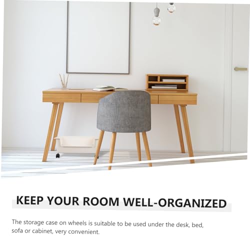 Boîte de rangement à roulettes multifonction pour organiser