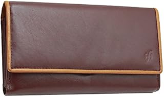 STARHIDE Women's RFID Blocking Wallet Soft Real Nappa Leather Long Flap Over Purse Multi Credit Card Holder Money Organiser 5505 (Brown Tan)