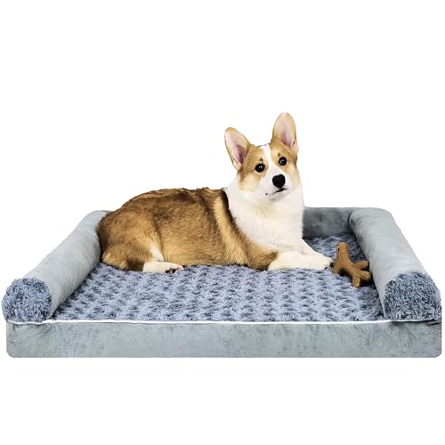 yannayeri Large Dog Bed Large Sized Orthopedic Indestructible Washable Waterproof