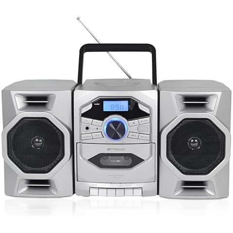 Emerson Portable CD/Cassette Boombox Cover