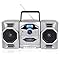 Amazon.com: Emerson Portable CD Player Boombox with Cassette Player ...