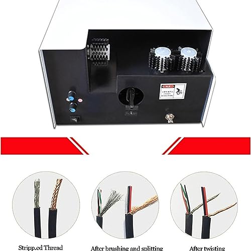 Máquina automática de torsión de alambre, herramienta de corte y pelado de cables, herramienta de separación y torsión de cables para cepillado y torsión de cables