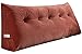 Nordic Removable przyłóżkowy Trójkątne B Oparcie Poduszka Comfort Velvet Sofa Poduszka Powrót do Couch podtrzymująca oparć,7,180x50x20cm