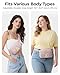 BAGSMART Fanny Pack for Girls, Puffy Initial Belt Bag Cute Letter Fanny Pack for Women, Fashion Waist Packs for Traveling K
