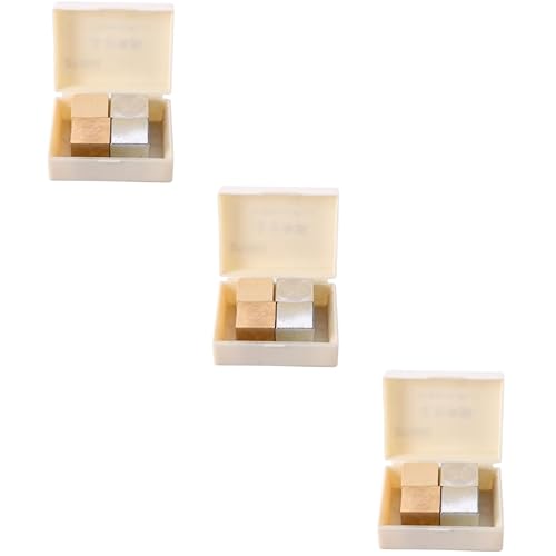 GLEAVI 12 Uds Experimento de Física Densidad Cubo de Cobre Bloque de Densidad Instrumentos Nucleares Metal Pureza Metales Cubo de Hierro Ciencia