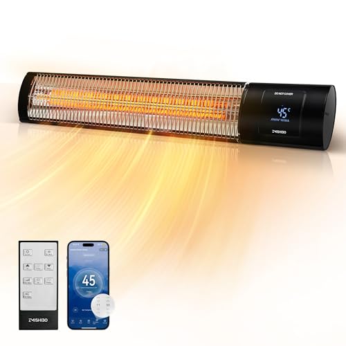 ZMISHIBO Infrarot Heizstrahler 2000W, 4 Heizstufen, IP65 für...
