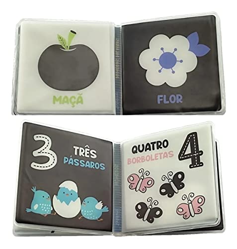 Olá Bebê - Kit Com 4 Livros De Banho - 14 X 14 cm