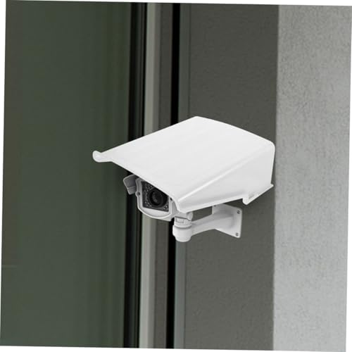 Cubierta protectora para cámara de seguridad exterior impermeable visera sol polvo 2 uds 6