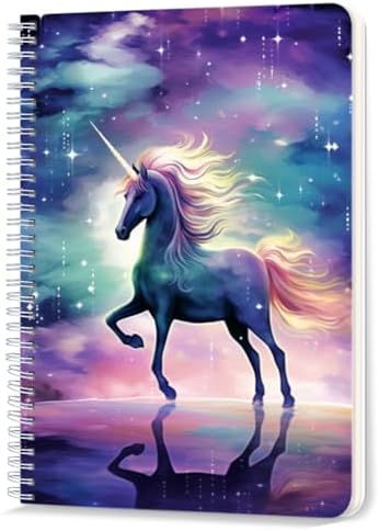 Spiral Notebook,Double-Wire Spiral College Lined Journal Notebook...