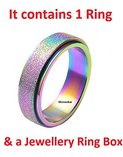 Image of Moneekar Jewels 18k Stainless Steel Ring for Men and Women