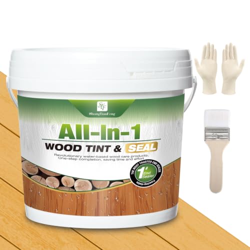 Advanced Light Oak Wood Stain & Sealer 1 Gallon